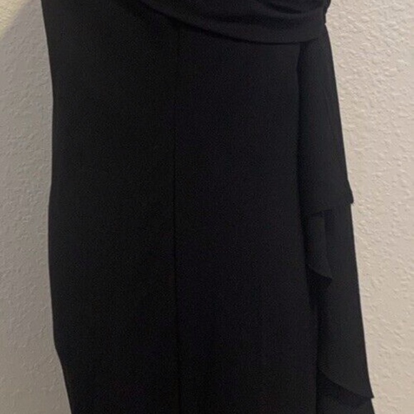 Vintage Nightway Collections Cocktail Little Black Slip Dress Women's Size 4 - Picture 6 of 12